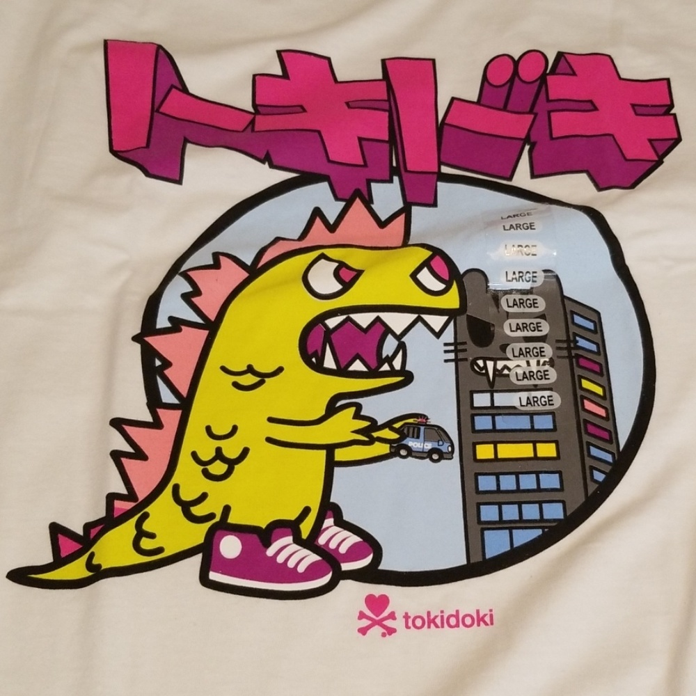 NWT Tokidoki Kaiju Kanji Tee